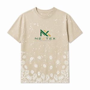 OEM Service Custom Sublimation T-Shirt All Over Print <b>Bandana</b> & Baroque Design Unisex Fashion Tee - Product Image 6