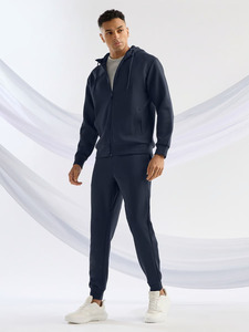 Sudadera con capucha gráfica para hombre Essentials, 100% algodón, tejido de rizo, informal, con cordón ajustable, para uso en exteriores. - Product Image 1