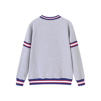Sweat-shirt à col rond gris chiné personnalisé de l'Université de l'État du Tennessee, pour les acheteurs en gros B2B, pour les acheteurs au détail, pour les acheteurs de vêtements d'équipe