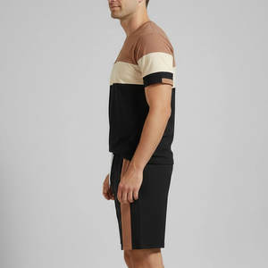 Conjunto de camiseta y pantalones cortos para hombre, ideal para viajes, material ligero y cómodo, perfecto para viajes de verano y actividades al aire libre - Product Image 3