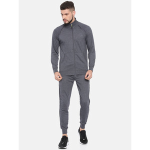 Conjunto deportivo de dos piezas para hombre, con cremallera, de forro polar, para gimnasio, fitness, entrenamiento, chándal para correr. - Product Image 1