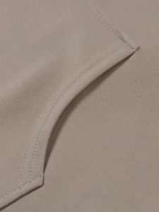 Men's Solid Color Hoodie Sweatshirt Set 2-Piece Casual Tracksuit Custom Logo Print Front <b>Back</b> Winter Wear 100% Cotton Quick Dry - Product Image 4
