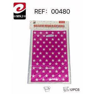 Bolsa de Regalo de Plástico Rosa para Fiestas - para Decoración Festiva y un Toque Personalizado - Product Image 5