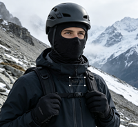 Masque facial respirant, balaclava fin à séchage rapide, extensible, couvrant tout le visage et le cou avec ventilation en maille pour la moto, le vélo, le ski, la chasse
