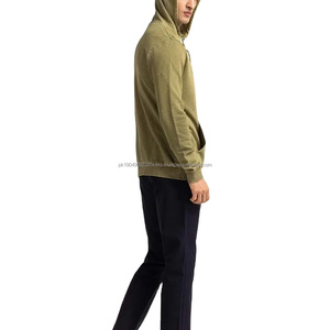 Custom Logo Men Pullover Hoodie Long Sleeve <b>Slim</b> Fit Design for Winter New Streetwear Style with Reasonable Price - Product Image 4