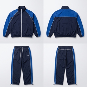 Ensemble survêtement coupe-vent personnalisé OEM pour homme, veste et pantalon 2 pièces, nylon léger - Product Image 3