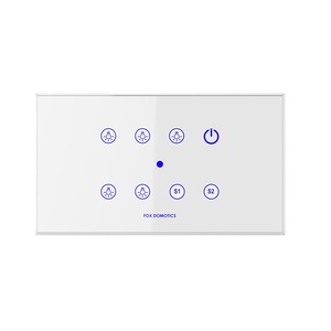 Best Quality 4 Gang for Tuya <b>Smart</b> Wifi Touch Switch <b>Home</b> <b>Smart</b> Device 240v Glass Material Available in Cheap Price Cost - Product Image 1