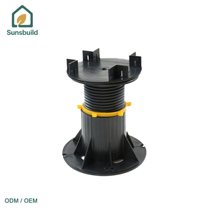 Sunsbuild Heavy Duty Adjustable Plastic Pedestals for <b>Deck</b> Joist Support Outdoor Decking and Landscaping Project - Product Image 6