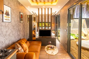 Customizable Steel RV Camper <b>Trailer</b> Mobile Caravan Container House with Kitchen Bathroom Sleeping Space for Travel & Touring - Product Image 6