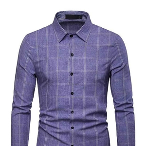 Premium Printed Design Solid Autumn <b>Men</b> <b>Dress</b> Shirt Soft Satin Fabric Long Sleeve Casual Formal Breathable Custom Logo Shirts - Product Image 1