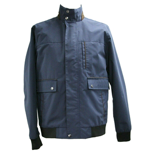 <b>Men's</b> Denim Solid Color Stand Collar Zipper Closure Casual Wear Regular Fit Autumn Style Cotton Material Bomber <b>Jacket</b> <b>For</b> Sale - Product Image 4