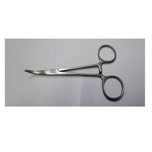 Pinza hemostática quirúrgica Hosanna HS-0426-71, de 5 pulgadas, tipo Mosquito, con bloqueo, 5 curvas y 5 rectas, de acero inoxidable, instrumento manual con certificación CE - Product Image 1