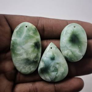 High Quality Loose Moonstone Rose Cut Grey Oval Cabochon Natural Stone Healing Jewelry Wholesale 3x4mm - Product Image 2