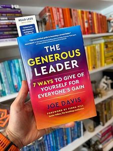 The Generous Leader By Joe Davis English Hardcover <b>book</b> Business Leadership & Professional Development <b>Book</b> - Product Image 1
