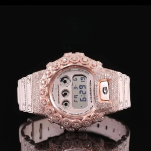 Reloj Mecánico de Lujo para Hombre MS JEWELS, en Acero Inoxidable, con Piedras Brillantes, Elegante, para Bodas y Fiestas - Product Image 1