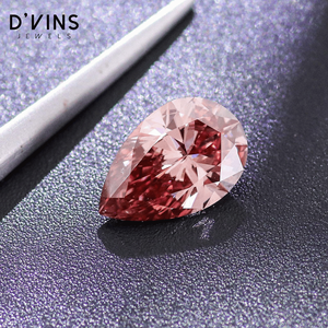 Diamants fantaisie légers cultivés en laboratoire D'vins, qualité VVS-SI, taille poire, 1-4 carats, en stock depuis Surat pour la fabrication de bijoux - Product Image 5