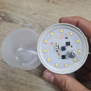 Bombillas LED al por mayor, bombilla LED DOB SKD de 10W, bombillas LED con carcasa de aluminio, 6500K, 20,000 horas de duración, base B22/E27, CRI>84, materia prima. - Product Image 5