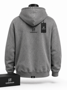 Sudadera con Capucha para Hombre NAS Wears, 100% Algodón, Impermeable, Ecológica, Transpirable, Corte Regular, Estilo Urbano, Talla Grande - Product Image 4