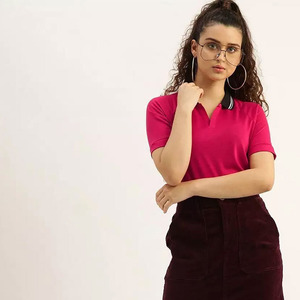 Camisa Polo para mujer, Top de manga corta con cuello, tela transpirable, ropa deportiva informal cómoda para Golf, tenis, oficina, trabajo, viajes - Product Image 5