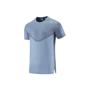 T-shirts de sport pour hommes à séchage rapide, manches courtes, pour la course et la gym, personnalisables avec impression et broderie de logo – Vente en gros - Product Image 4