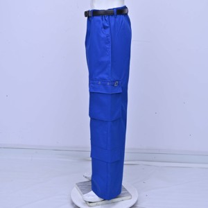 Pantalones Cargo de Mujer de Primera Calidad, Personalizados, 100% Algodón, Transpirables, Cintura Elástica, Corte Holgado, Pierna Recta, Largura Completa - Product Image 3