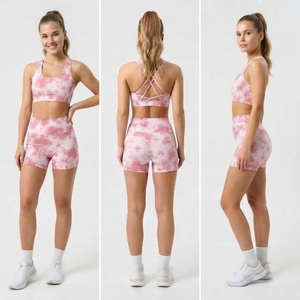 Tie Dye Printed Women Compression <b>Shorts</b> Eco-Friendly Gym Workout <b>Shorts</b> Ladies Breathable <b>Short</b> <b>Tights</b> Women Yoga <b>Shorts</b> - Product Image 5