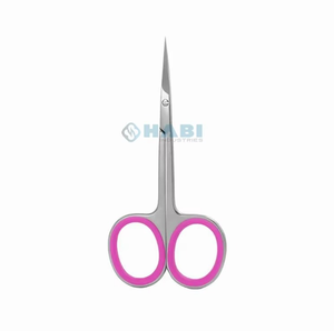 Cuticle Manicure Stainless Steel <b>Nail</b> Cutting <b>Scissors</b> Semi Curved Needle Point Curve Sharp Cuticle Shears Polish - Product Image 1