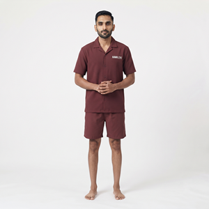 Conjunto de Camisa y Pantalones Cortos de Verano para Hombre con Estampado Personalizado, Atuendo Casual de Dos Piezas con Estampado Personalizado - Product Image 1