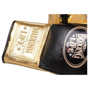 Guantes de Entrenamiento de Cuero Premium No Boxing No Life, Serie Pro Fight, con Acolchado de Espuma Multicapa y Soporte para Muñeca - Product Image 6