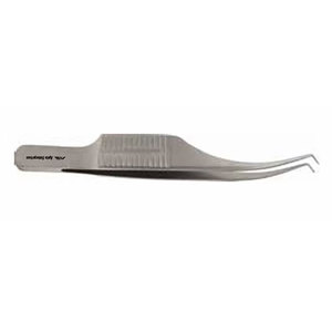Stainless Steel Manual Microsurgical Instrument 7.5 cm Length CE Barraquer Colibri Micro-Suture Forceps 1x2 Teeth 0.12 mm Tip - Product Image 6