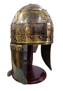 Medieval Viking Helmet with Chainmail Mild Steel Handmade Antique Finish Knight Armor Adult Wearable Halloween Ester Headpiece - Product Image 2