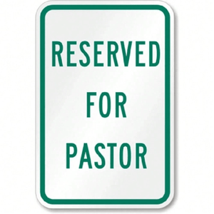 CIFbuy Segnale di parcheggio riservato per pastorale con lettere chiare, segnale stradale per parcheggio pastorale, TikTok per servizio di ritiro Temu - Product Image 1