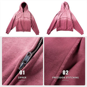 Cheap price Unisex Color Blank hoodies for white <b>label</b> Hooded Sweatshirts Regular Fit Cotton Knitted Casual Hoodies for unisex - Product Image 5