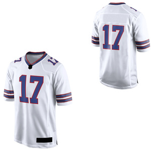 Maillot de football américain à manches courtes avec nom d'équipe personnalisé, respirant, en polyester, vêtements de sport, maillots de football américain - Product Image 1