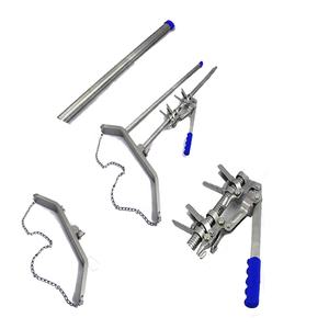 Fabrication en gros d'extracteur de veaux de qualité supérieure Produits vétérinaires Aide au vêlage en acier inoxydable Argent 1 PCS Taille personnalisée PK - Product Image 4