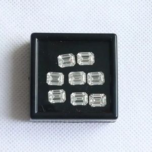 Diamants en vrac de laboratoire taille émeraude certifiés IGI, taille étagée DEF VS VVS pour bagues de fiançailles et joaillerie fine - Product Image 1