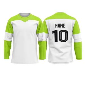 Maillot de hockey sur glace pour homme - Séchage rapide, évacuation de l'humidité, réversible, sublimation personnalisée, nom et numéros d'équipe, protection UV, athlétique - Product Image 4