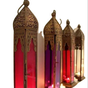 Lanterne en métal porte-bougie de Noël, résistante à la chaleur, personnalisable, style vintage, décoration de ferme, lanterne suspendue pour patio et jardin - Product Image 1