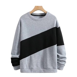 เสื้อสเวตเชิ้ตคอกลมโอเวอร์ไซส์สำหรับผู้หญิง โลโก้ด้านหน้า ผ้าระบายอากาศ เป็นมิตรกับสิ่งแวดล้อม แขนยาว ผ้าฝ้ายถัก 100% เหมาะสำหรับใส่ในฤดูหนาว - Product Image 3