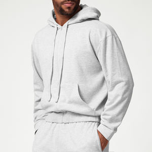 Vente en gros de sweats à capuche unisexes d'hiver, couleur unie, fermeture éclair intégrale, style streetwear décontracté, avec poche kangourou avant - Product Image 4
