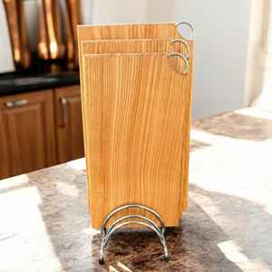 Wooden Chopping Board Ideal For Homes Requiring Strong Wooden Platform To Chop Multiple Food Items - Product Image 3