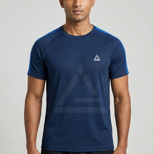 T-shirts de sport athlétiques pour hommes, à séchage rapide et respirants, pour la gym, la course et les séances de fitness - Product Image 3