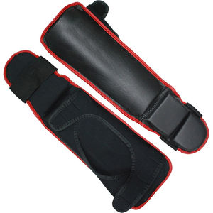 Protège-tibias en cuir microfibre pour entraînement d'arts martiaux, kick-boxing et MMA, directement de l'usine - Product Image 5