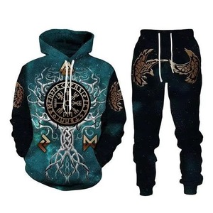 Men's Winter Streetwear <b>Track</b> <b>Suit</b> Sublimation Printed Breathable Quick Dry Plus Size Regular Fit Lightweight 100% Polyester - Product Image 1