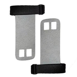 Leather Gymnastic Hand Grips 2-Hole and 3-Hole <b>Pull</b>-<b>Up</b> Palm Guards Non-Slip Breathable Durable Buckle Closure - Product Image 1