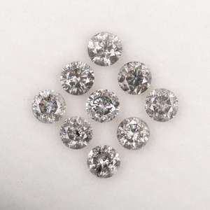 OM GEMS Diamante natural suelto de 1.10 MM, corte brillante redondo, solitario de sal y pimienta, diamante de fantasía para fabricación de joyas, venta al por mayor - Product Image 2