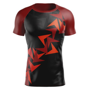 Quick Dry Short Sleeve <b>Compression</b> <b>Shirt</b> Fully Sublimation Printed MMA Fighting Rashguard Custom Slim fit <b>Shirts</b> for men - Product Image 3