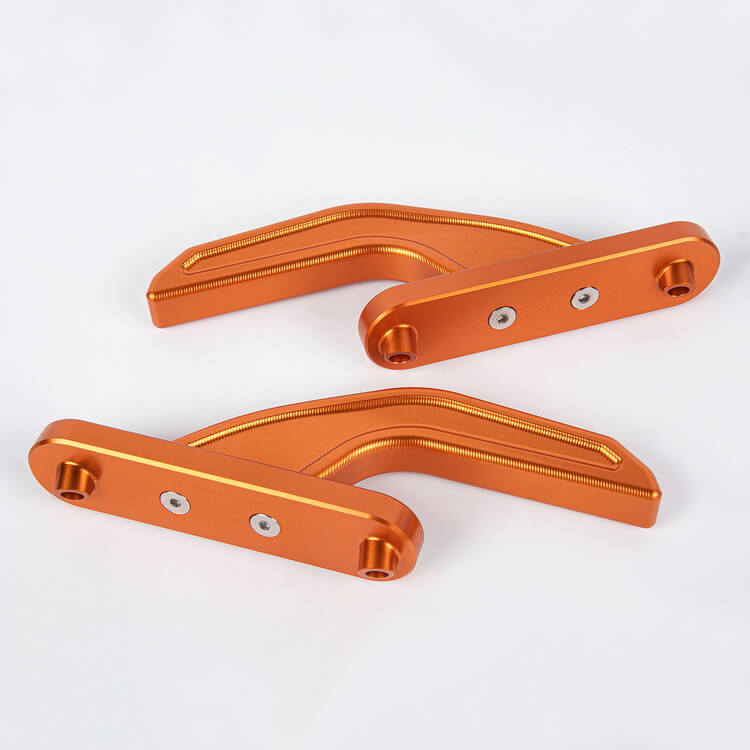 Maniglie Passeggero In Alluminio CNC Per KTM Duke 790 E 890 – Nere, Kit Completo Con Viti