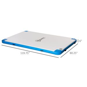 Piattaforma Gonfiabile Blu Oceano 10FT X 7FT per Piscina, Spiaggia e Oceano, Include Pompa d'Aria e Zaino - Struttura per Divertimento Acquatico - Product Image 3