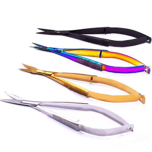 Tijeras de Bordado con Resorte, Multiusos para Punto de Cruz y Costura, Herramienta Mini para Tejer, Corta Cutículas Curvo con Acción de Resorte, Diseño Arcoíris - Product Image 2